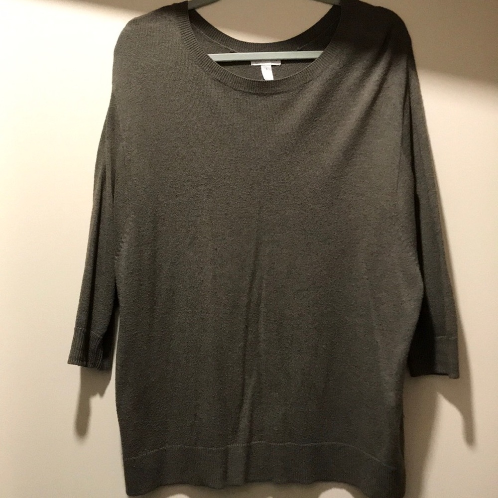 Olive green casual Friday sweater!